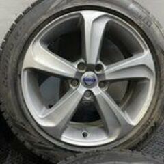 【PIRELLI ICE ASIMMETRICO 225/50R17】スタッドレス【VOLVO V40 純正ホイール 17インチ 7.5J5HPCD108+52.5】バリ溝　(MTE305)クレジットカード QRコード決済可能の画像