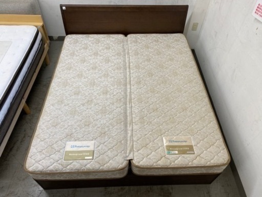 【愛品館 江戸川店】Sealy（シーリー）クイーンベッド ID:153-018377-007