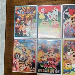 クレヨンしんちゃん映画DVD10作品の画像