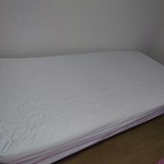 (譲り先決まりました)無印良品　シングルベッド　脚付マットレス