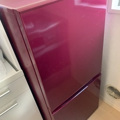 AQUA ワインレッド　157L （冷蔵103L、冷凍54L）2...