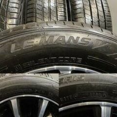 【DUNLOP LEMANS V 175/65R15】夏タイヤ【Lofida XW10 15インチ 5.5J4HPCD100+50】18年製 バリ溝 ブラポリ フィット等　(TH746)クレジットカード QRコード決済可能の画像