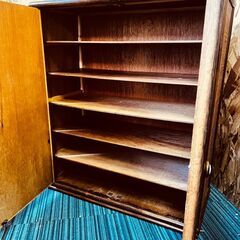  10988  シューズボックス　靴箱　両開き   🚗2月18、19日大阪～尼崎方面 条件付き配送無料！🚗    の画像