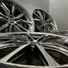 Weds kranze VERAE ウェッズ クレンツェ ヴェラーエ 22インチ 4本 9J5HPCD120+26/+34 レクサス/LS600h等 ジャンク リペアベース　(VHV694)クレジットカード QRコード決済可能