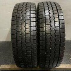 走行短め DUNLOP WINTER MAXX LT03 205/70R16 111/109L LT 16インチ ライトトラック用 スタッドレス 2本 19年製 キャンター等　(MTU52)クレジットカード QRコード決済可能