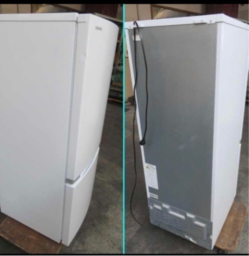 TOSHIBA★東芝ノンフロン冷凍冷蔵庫★GR-R15BS（W）★2020年製★中古品