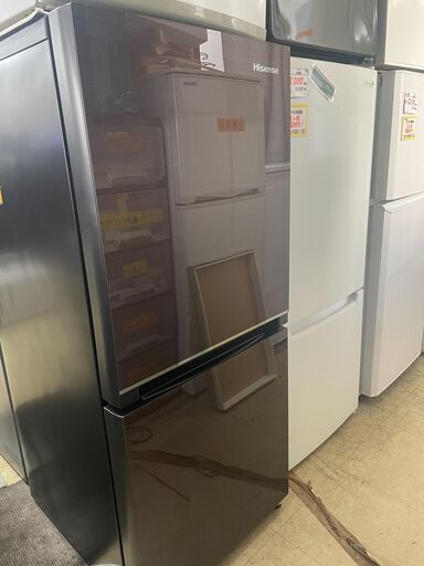 リサイクルショップどりーむ荒田店　No4839 冷蔵庫　ハイセンス　２０２０年製　１３４L　新生活に♪　落ち着いたブラウンカラー♪　美品です♪　オシャレ♪