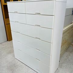 ?マルミツ ６段ハイチェスト⭐ 定価￥45,000⭐ 人気のホワイトカラー 沢山収納できます!! ?3800
