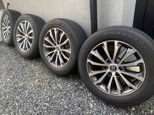 美品 150系ランドクルーザープラド 純正ホイール タイヤセット　19インチ