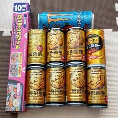 缶コーヒーとエナジードリンク、クッキングシート！