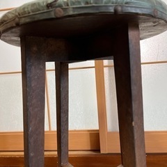 レトロ　丸いすの画像