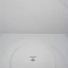 ss4116　ウェッジウッド　ジオ　プレート　6点セット　ペア　3種類　サイズ違い　WEDGWOOD　WILD STRAWBERRY　GIO　白地　ホワイト　大皿　丸皿　モダン　シンプル　盛り皿　取り皿　陶磁器　洋食器　ボーンチャイナの画像