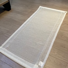 【ほぼ新品】白レース　カーテン(ロールスクリーン)