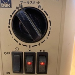 値下げ　電気オイルヒーターの画像