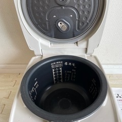 【内釜破損】【美品】炊飯器 本炭釜 NJ-VW108-W [白和三盆]の画像