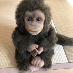 さる　レトロ　ぬいぐるみ
