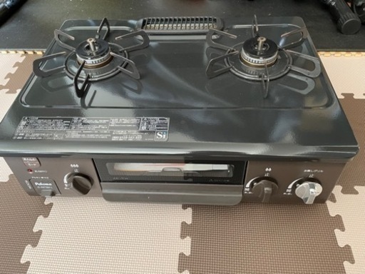 【グリル未使用・清掃済】リンナイ　都市ガス　ガステーブル　IC-S37BM-L
