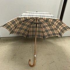K2302-506 BURBERRY 傘 約88cm 汚れ、サビ有の画像