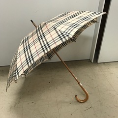 K2302-506 BURBERRY 傘 約88cm 汚れ、サビ有の画像