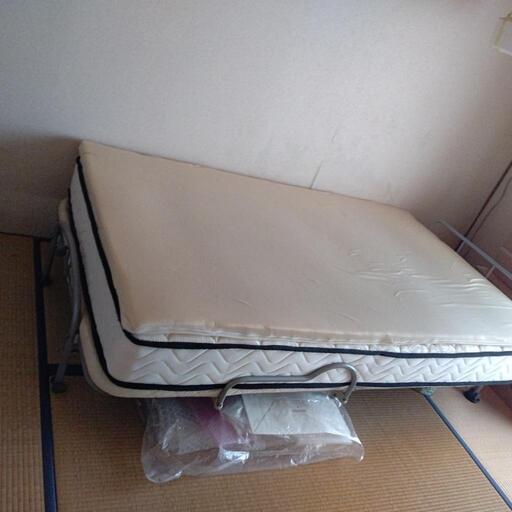 折り畳み式ベッド＋ポケットコイルマットレス＋トゥルースリーバー5センチタイプ