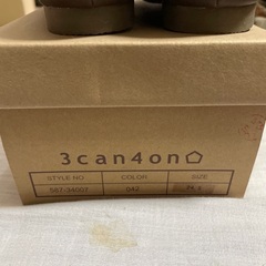 3can4onのシューズ　24.5センチの画像