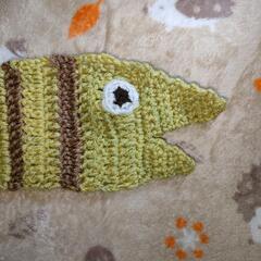 手編みウツボマフラーの画像