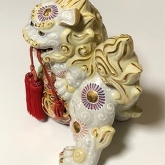 ⬛️超　超　超 稀少！！⬛️美品！⬛️九谷焼　宝獅子　白盛！！⬛️ 高さ30cm！！⬛️の画像