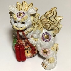 ⬛️超　超　超 稀少！！⬛️美品！⬛️九谷焼　宝獅子　白盛！！⬛️ 高さ30cm！！⬛️の画像