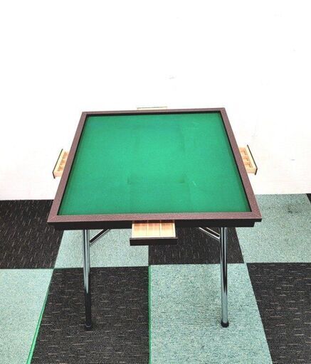麻雀台･麻雀牌セット マージャン テーブル ゲーム 手打ち麻雀卓 役満鳳凰 引き出しあり
