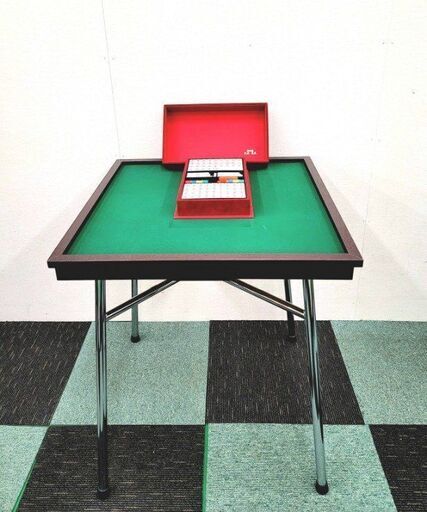 麻雀台･麻雀牌セット マージャン テーブル ゲーム 手打ち麻雀卓 役満鳳凰 引き出しあり