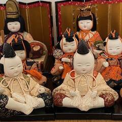 お値下げしました。真多呂木目込雛人形 ◎お値下げしました‼️ 古い 雛人形 15人揃 真多呂人形 紙箱付