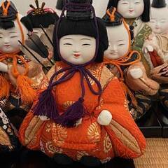 ◎お値下げしました‼️ 古い 雛人形 15人揃 真多呂人形 紙箱付  木目込み人形 ひな人形 親王雛 三人官女三月飾り 日本人形 の画像