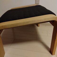 【美品・ほとんど未使用】オットマン　茶色　無印良品の画像
