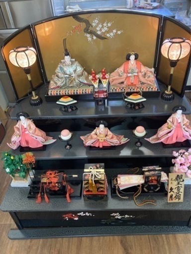 久月　ひな壇　ひな祭り