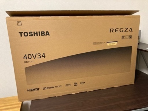 40型 レグザ　REGZA 東芝 TOSHIBA  ハイビジョン液晶テレビ レグザ 40V34