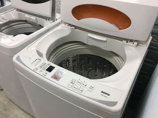 洗濯機の分解クリーニング行っています！配送設置込みサンヨー7.0K洗濯機　2012年製　分解クリーニング済み！！