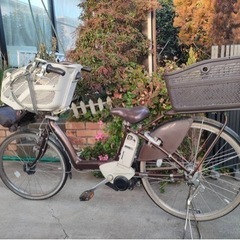 ❤️バッテリー劣化ほぼなし❤️アシスト自転車 アンジェリーノ ブ...