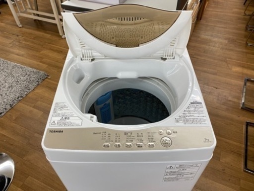 I402 ★ TOSHIBA 洗濯機 （5.0㎏）★ 2019年製 ⭐動作確認済⭐クリーニング済