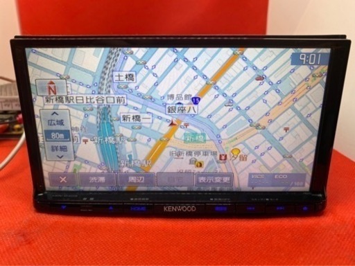 KENWOOD 2023年地図　MDV-D403 新品バックカメラ付フルセット　な-3