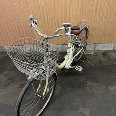 ブリヂストン　アシスタ　26インチ　内装3段　グレーM バッテリー、充電器付 格安掲載品‼️ 電動アシスト自転車 BRIDGESTONE アシスタ 26インチ