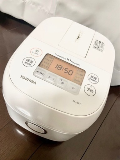 東芝　IH炊飯器(RC-5XL) 3合