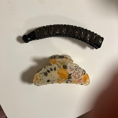 無料　ヘアクリップ、バナナクリップ