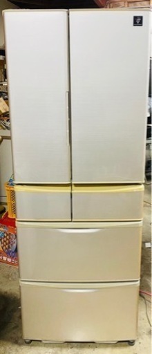 最終お値下げ☆超お得！ シャープSJXF44XS 6ドア冷蔵庫　人気商品