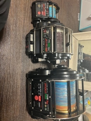 ミヤエポック電動リール3点セット　通電確認できないです