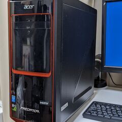 acer Predator すぐ使えるゲーミングPC/i7搭載/ OFFICE2007インストール済み/ フォートナイトやValorantにもの画像