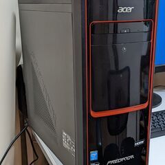 acer Predator すぐ使えるゲーミングPC/i7搭載/ OFFICE2007インストール済み/ フォートナイトやValorantにもの画像