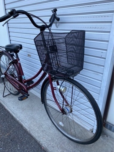 ☆前後タイヤ新古品☆ 26インチ 内3LEDオート軽快車  防犯登録料込!! [No.264]