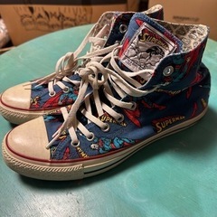 （取引中）converse スーパーマン　ハイカットスニーカー ...