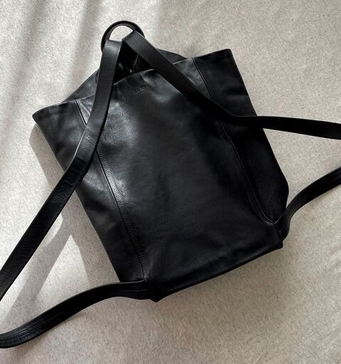 【Aeta アエタ】RUCKSACK 2WAY レザー黒 本革