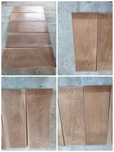 9月限定で1000円引きします！欅板　（古材）5枚